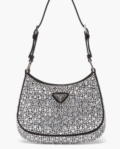 prada bolsa con brillos|bolso femme Prada.